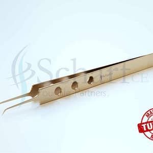 Implant Forceps Gold with Holes 5mm