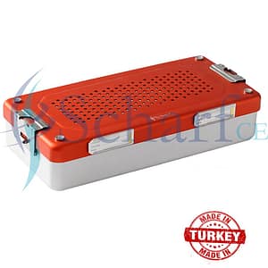 Sterilization Container Red-300x140x40 mm