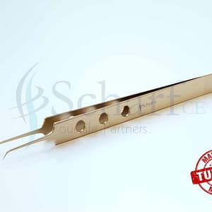 Implant Forceps Gold with Holes 4mm
