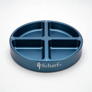 Scharf metal Graft Petri 4-Compartment to store grafts
