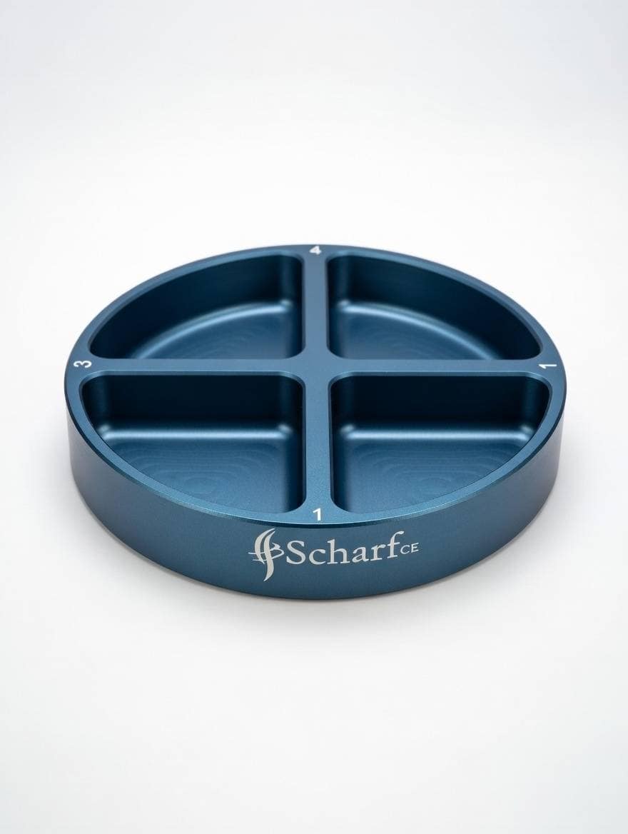 Scharf Metal Graft Petri 4-Compartment